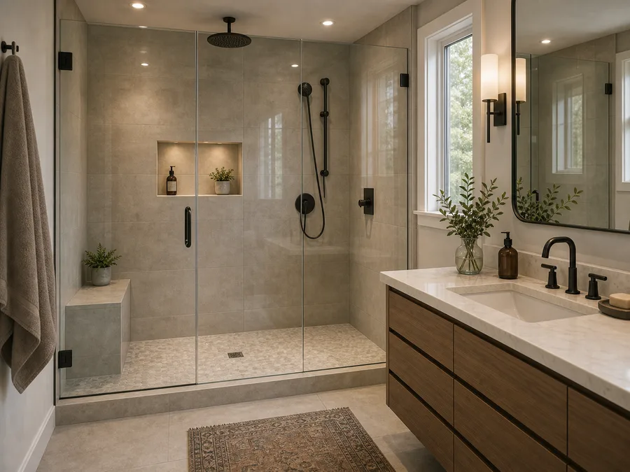 Walk-in shower ideas
