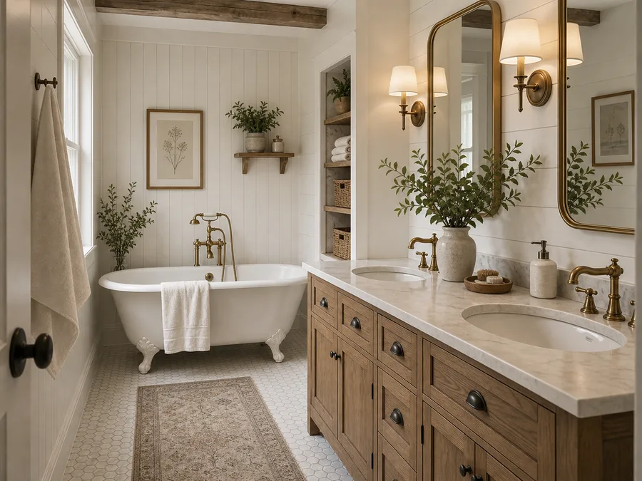 Farmhouse bathroom ideas