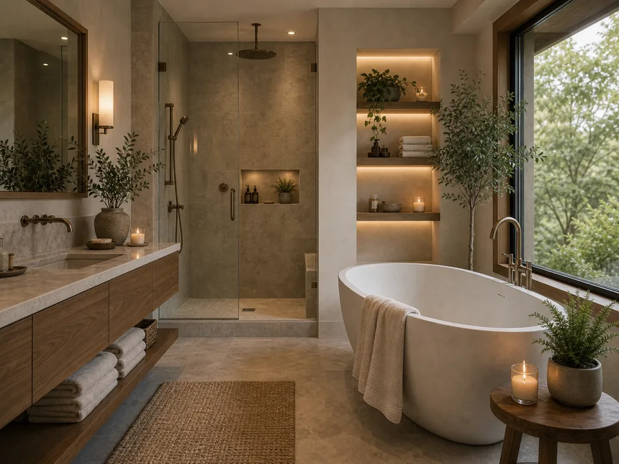 Spa bathroom ideas